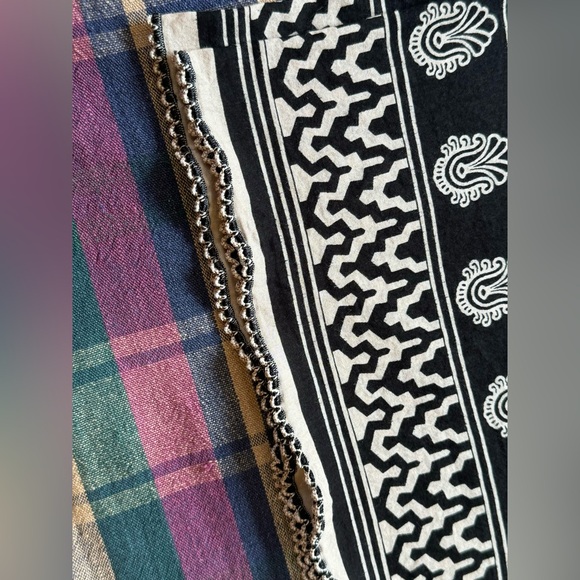 Firdous Printed Multi Use Accessory Scarf Runner Hijab Sarong Wrap Paisley like - Picture 6 of 10